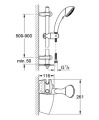 GROHE   Movario Trio 28575